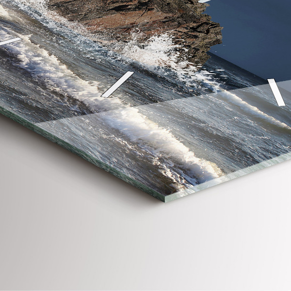 Horloge murale carrée Phare