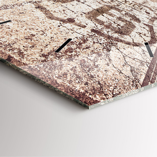 Horloge murale carrée Route 66 États-Unis