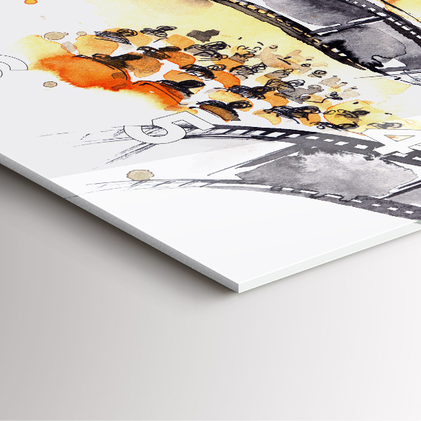 Horloge murale carrée caméra de cinématographie