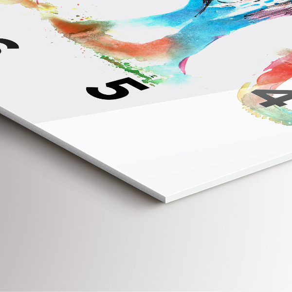 Horloge murale carrée Culture indienne