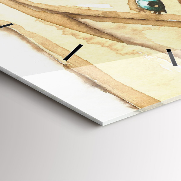 Horloge murale carrée 'Portrait d''une femme'