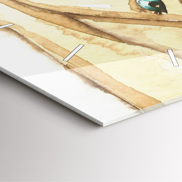 Horloge murale carrée 'Portrait d''une femme'