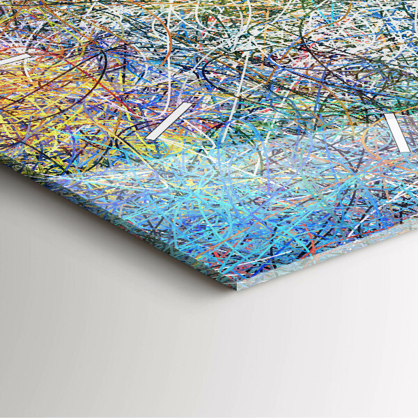 Horloge murale carrée Abstraction - Émotions