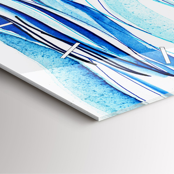 Horloge murale carrée Planche de surf