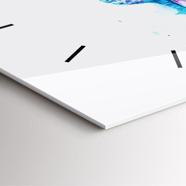 Horloge murale carrée Lac du parc Cello