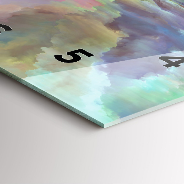 Horloge murale carrée Paysage abstrait