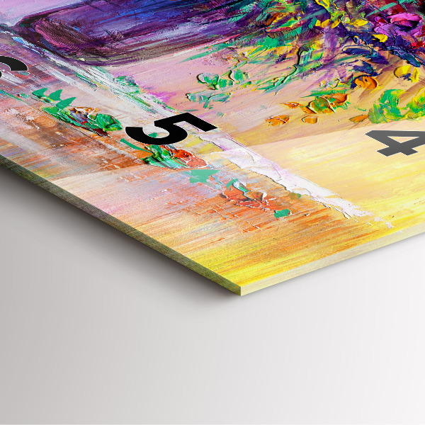 Horloge murale carrée Fleurs dans un vase