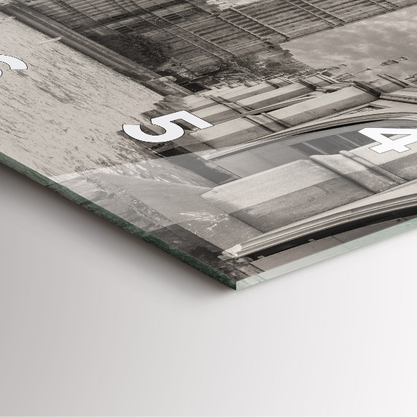 Horloge carrée en verre Londres Angleterre Big Ben