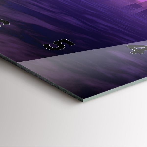 Horloge murale carrée Coucher de soleil à Stonehenge