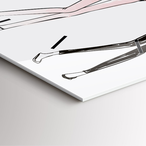 Pendule carrée en verre Mode féminine