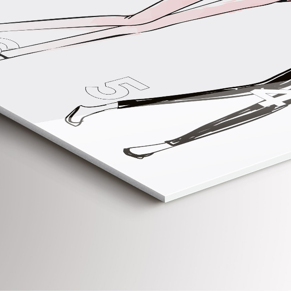 Pendule carrée en verre Mode féminine