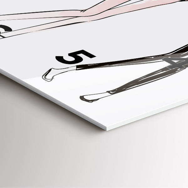 Pendule carrée en verre Mode féminine