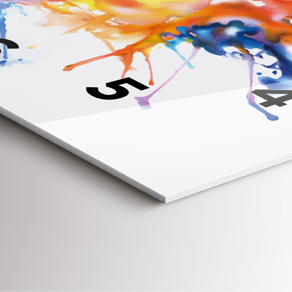 Horloge murale carrée Lion - aquarelle