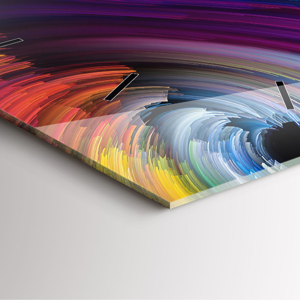 Horloge murale carrée 'Salle d''abstraction'