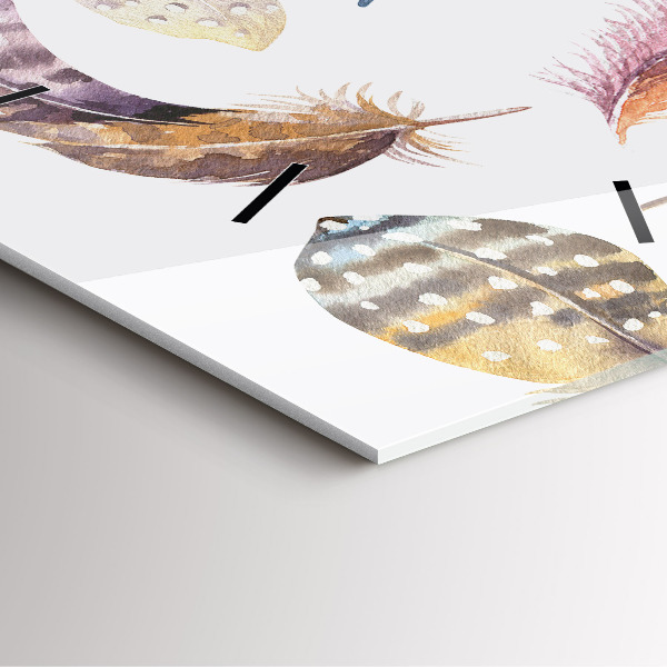 Horloge murale carrée 'Illustration d''art rétro'