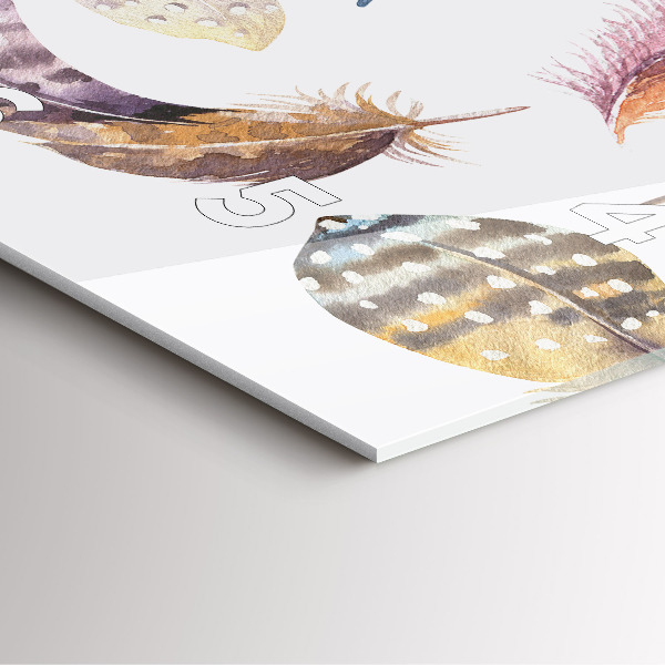 Horloge murale carrée 'Illustration d''art rétro'