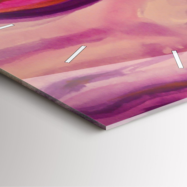 Horloge murale carrée Peindre des femmes