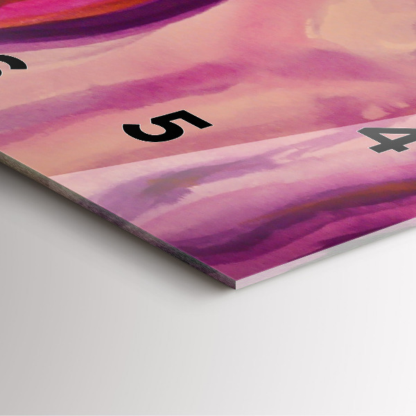 Horloge murale carrée Peindre des femmes