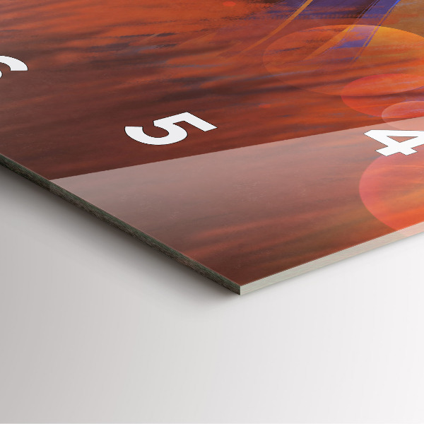 Horloge murale carrée Chevalier avec une épée