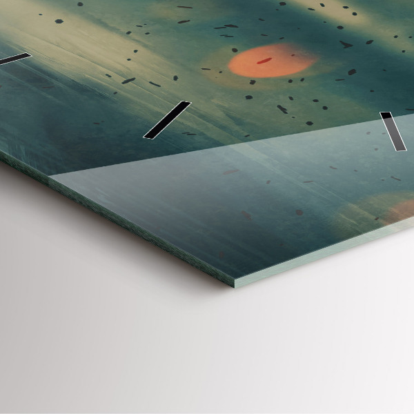 Horloge murale carrée 'Jeu d''arme mortelle'