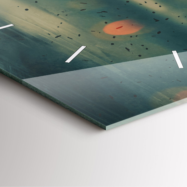 Horloge murale carrée 'Jeu d''arme mortelle'