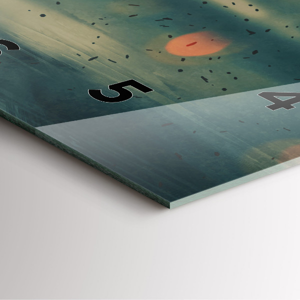 Horloge murale carrée 'Jeu d''arme mortelle'