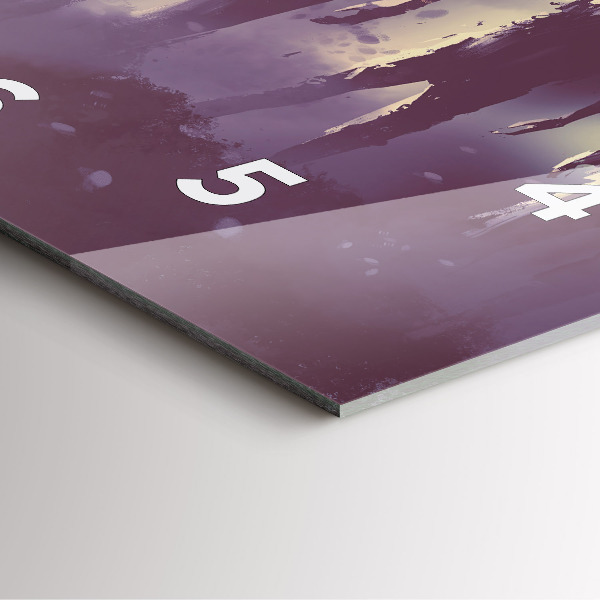 Horloge murale carrée Zombies la nuit - Halloween