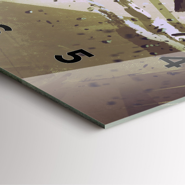 Horloge murale carrée Combat robot contre samouraï