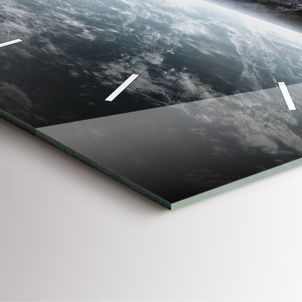 Horloge murale carrée 'L''espace et les planètes'