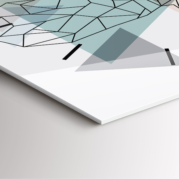 Horloge murale carrée Renne à la scandinave