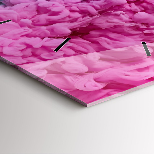 Horloge murale carrée Art moderne - taches