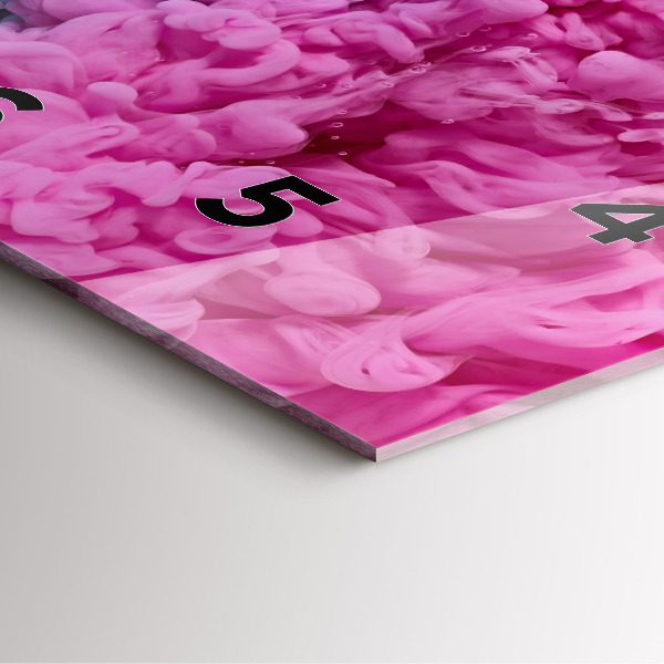 Horloge murale carrée Art moderne - taches