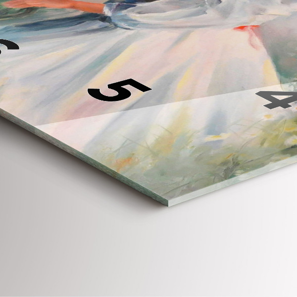 Horloge murale carrée Belle femme avec un cheval