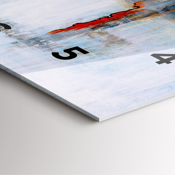 Horloge murale carrée Abstraction