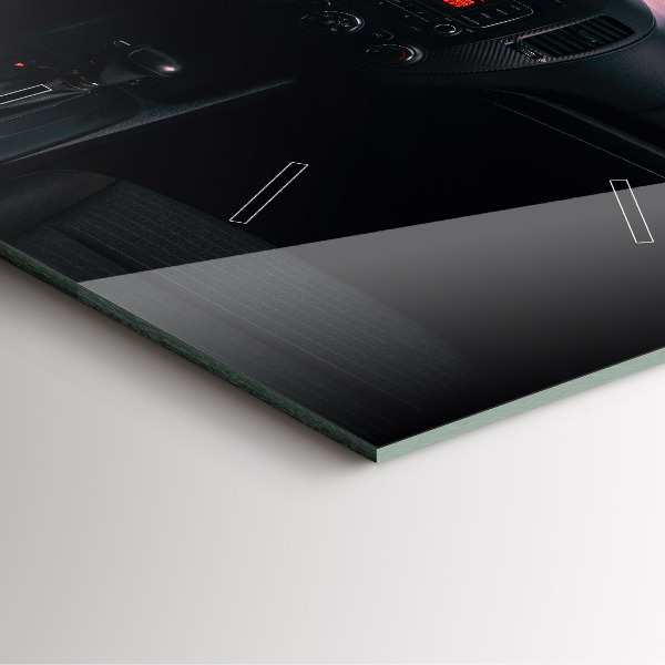 Horloge murale carrée Voiture à Tokyo