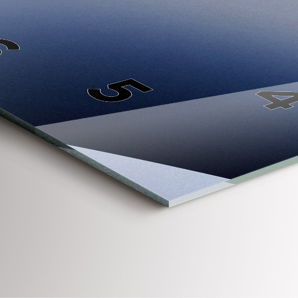 Horloge murale carrée Soleil abstrait