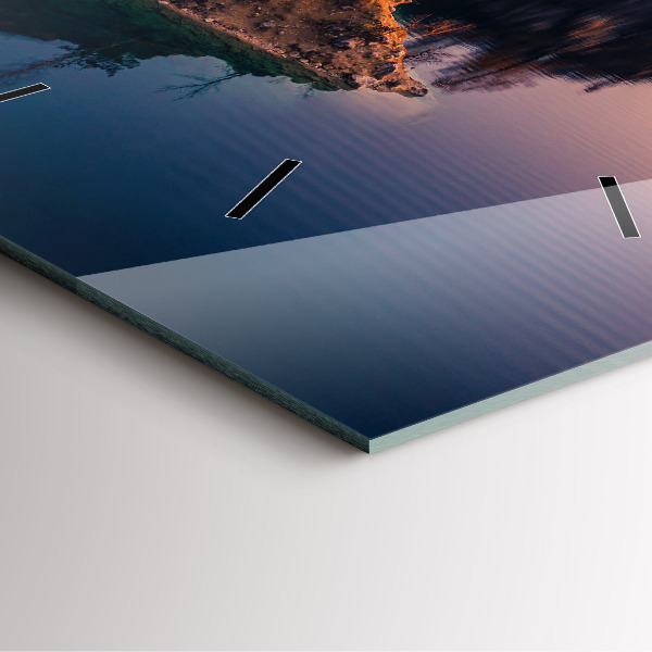 Horloge murale carrée Cracovie Lac Zakrzówek