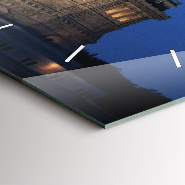 Horloge murale carrée Statue de la Liberté à New York