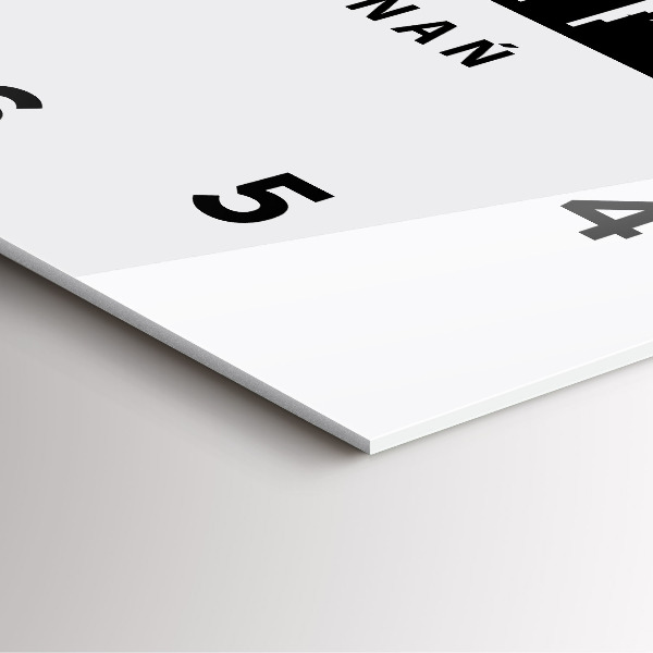 Horloge murale carrée Graphiques panoramiques de Poznan