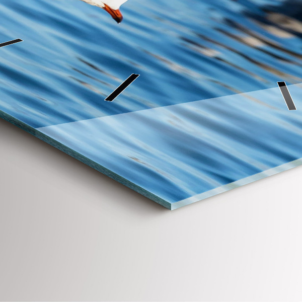 Horloge murale carrée Mouettes à Gdynia