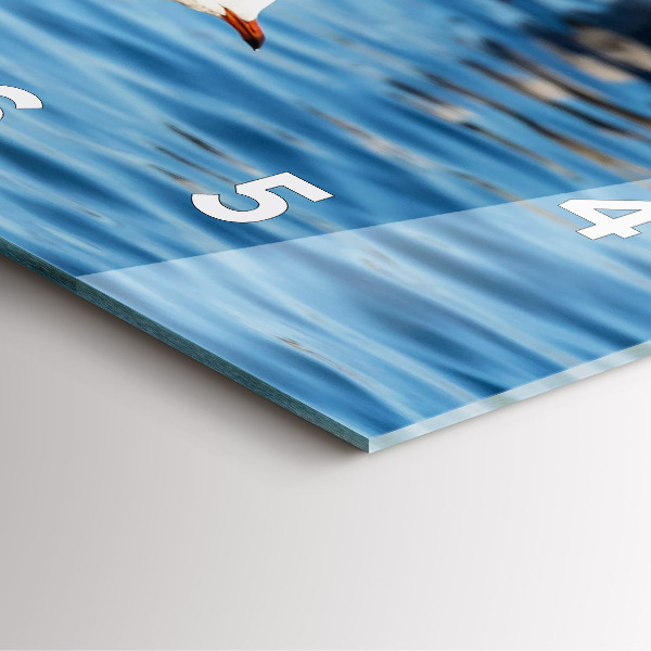 Horloge murale carrée Mouettes à Gdynia