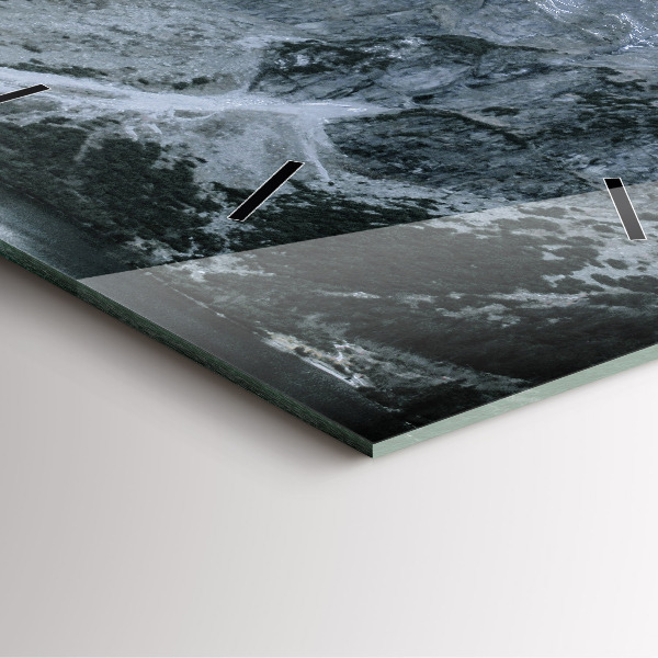 Horloge murale carrée Morskie Oko dans les Tatras