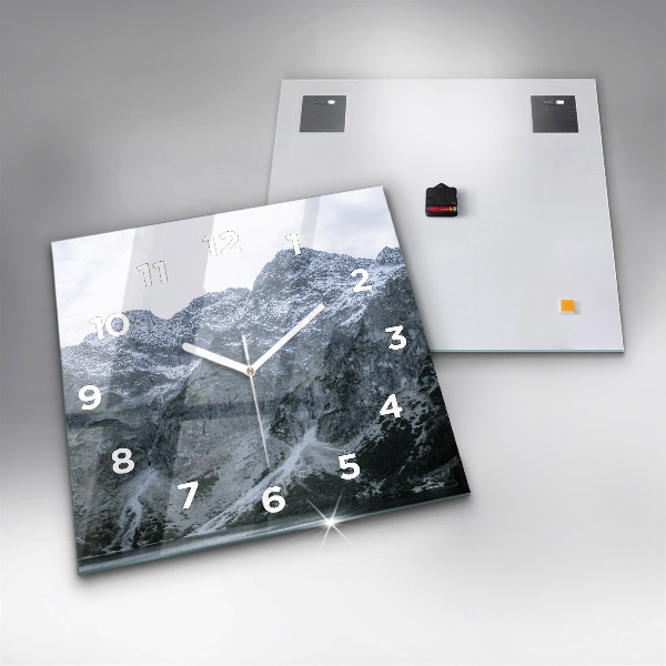 Horloge murale carrée Morskie Oko dans les Tatras