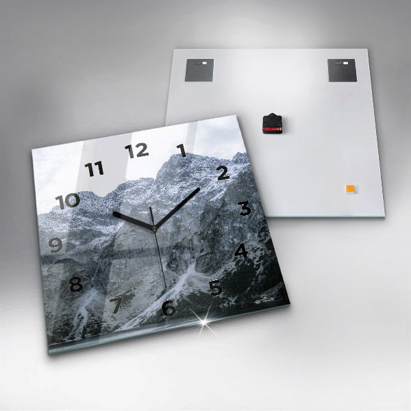 Horloge murale carrée Morskie Oko dans les Tatras