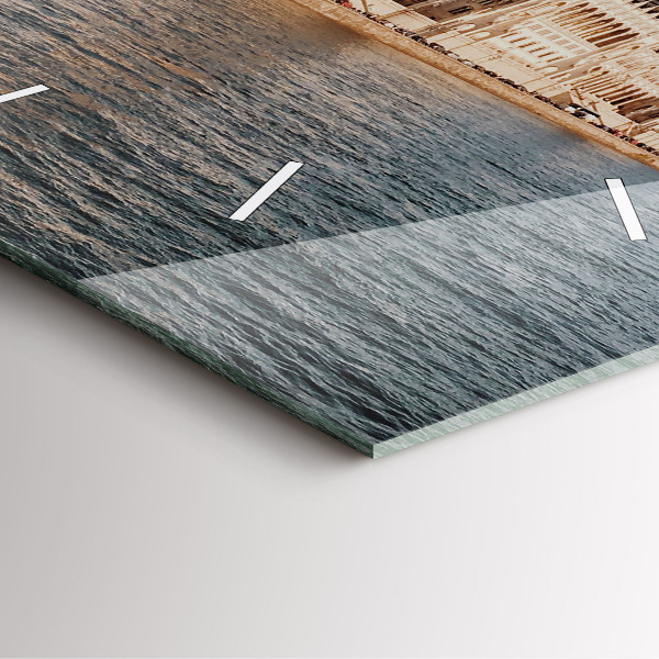 Horloge murale carrée Parlement à Budapest