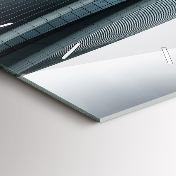 Horloge murale carrée Gratte-ciel à Milan