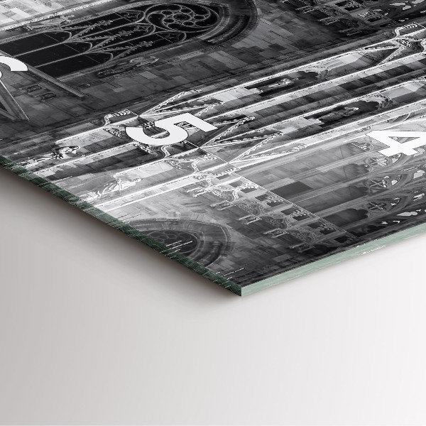 Horloge murale carrée Cathédrale de Milan