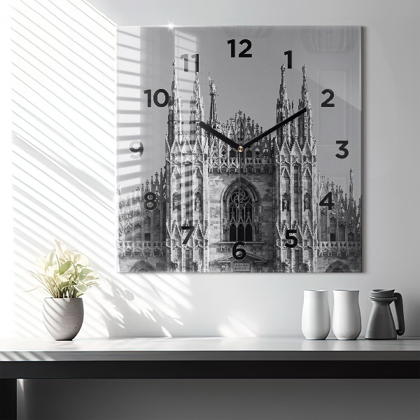 Horloge murale carrée Cathédrale de Milan