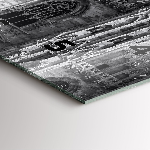 Horloge murale carrée Cathédrale de Milan