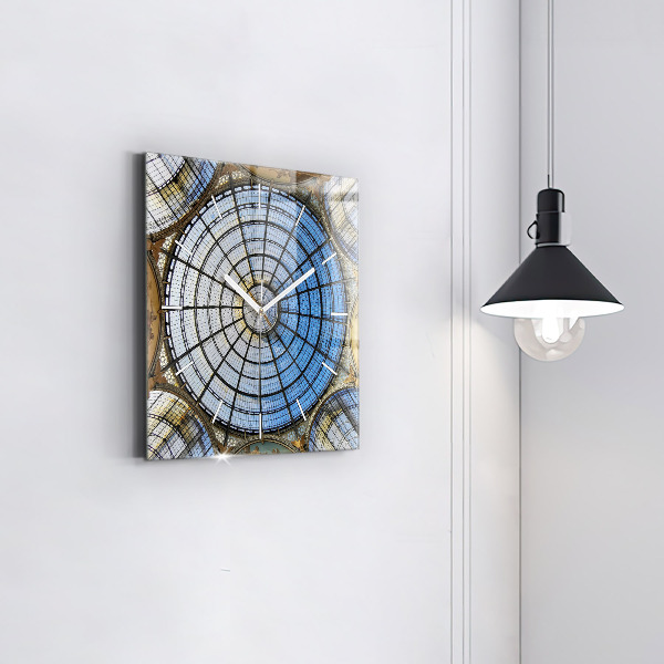 Horloge murale carrée Centre commercial à Milan